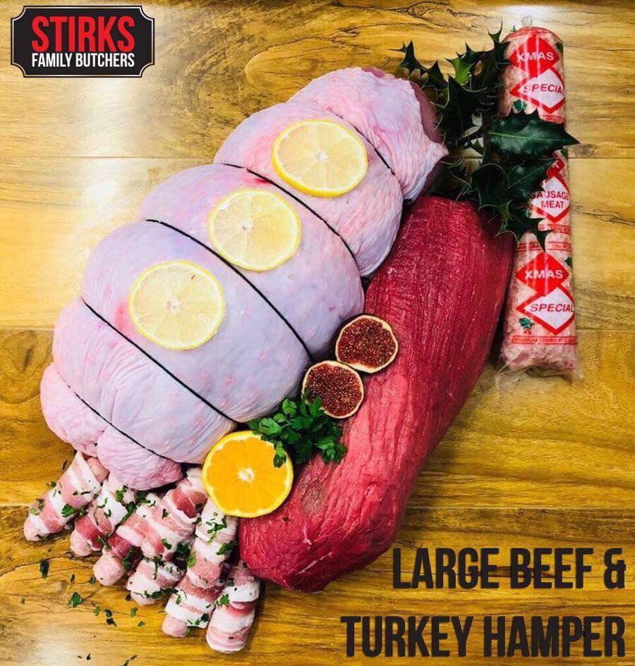 Large beef and turkey hamper